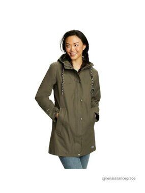 Eddie Bauer WP Charly Parka Waterproof Cotton Winter Coat Petite